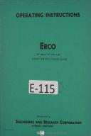 Erco-Erco Operators 48 C Type Automatic Punching Riveting Machine Manual-48\"-01